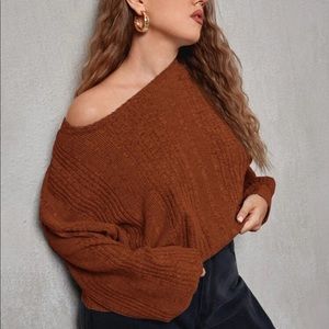 Cropped Long Sleeve Ribbed Shirt